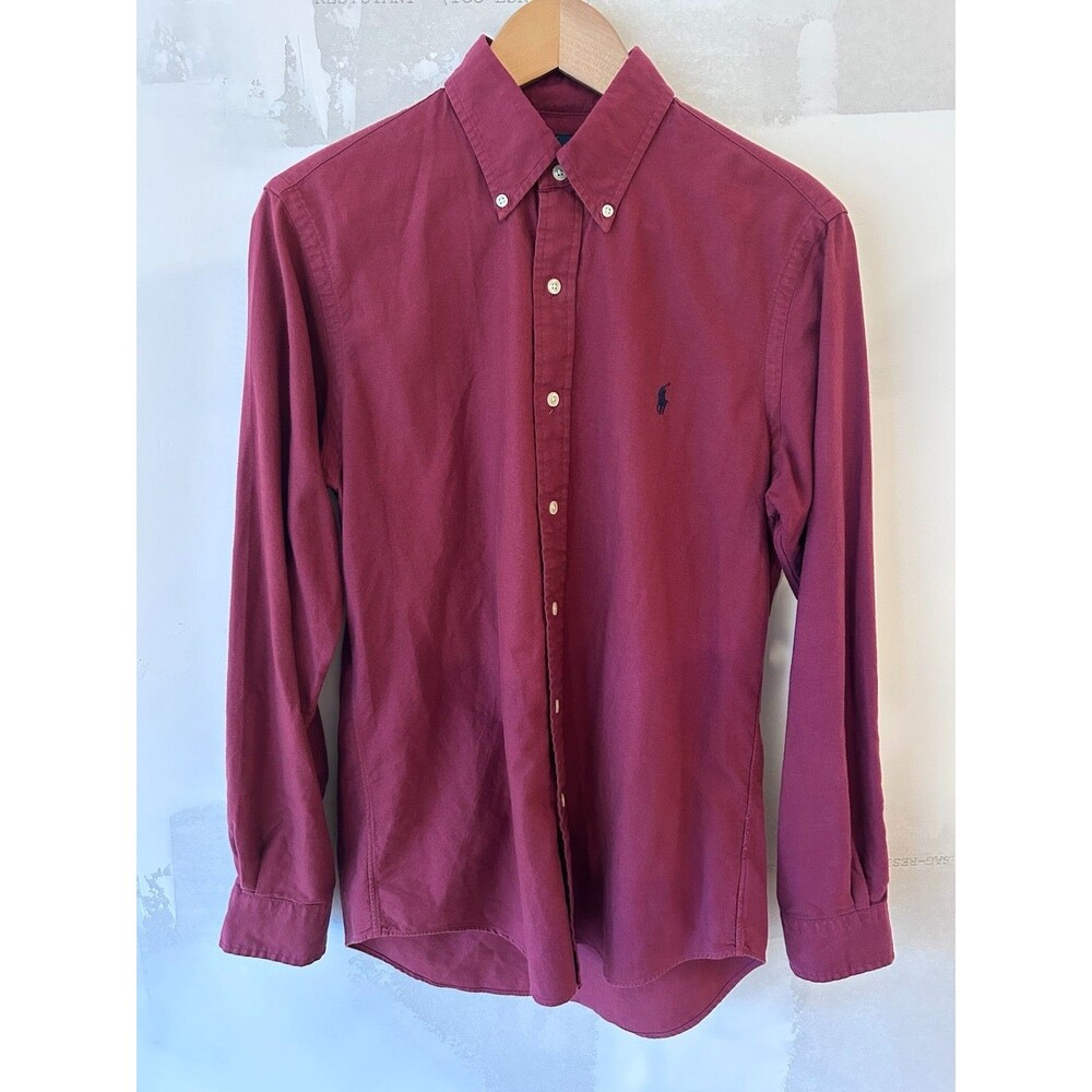 Polo Ralph Lauren Mens Small Classic Fit Oxford Button Long Sleeve Shirt